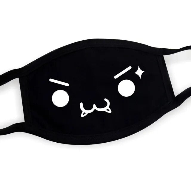 Kawaii Kaomoji Face Mask Collection - 29 Face Mask - Femboy Fatale