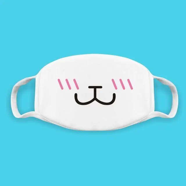 Kawaii Kaomoji Face Mask Collection - 45 Face Mask - Femboy Fatale