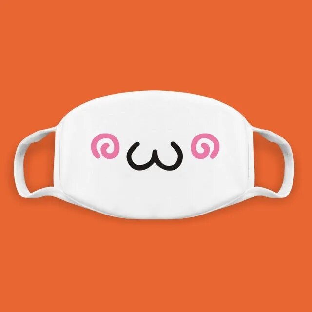 Kawaii Kaomoji Face Mask Collection - 50 Face Mask - Femboy Fatale