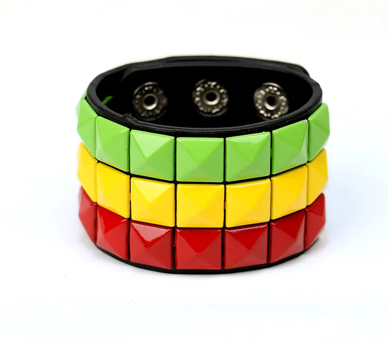 Vibrant Stud Bracelet Collection