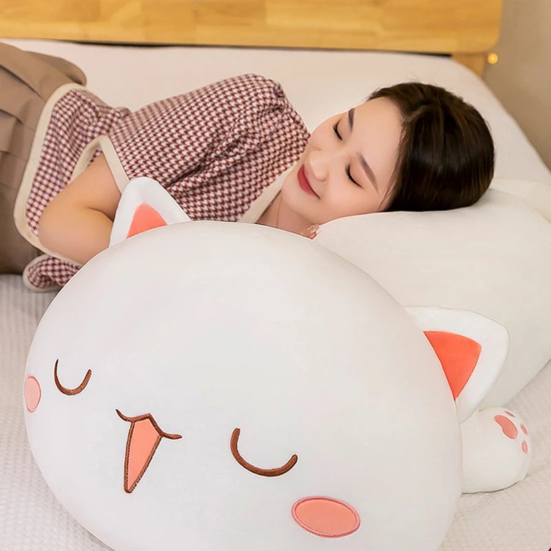 Kawaii Sleepy Cat Plush