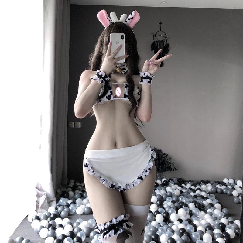 Cow Bikini Cowkini Outfit