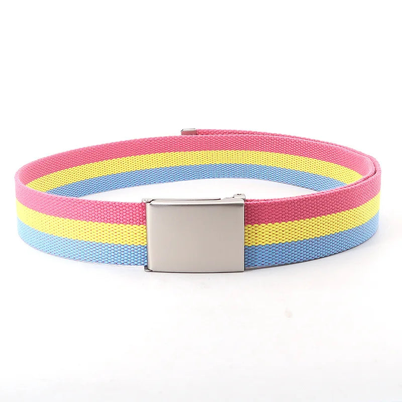 Vibrant Canvas Belt Collection