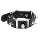 Black Leather Gothic Bracelet Collection