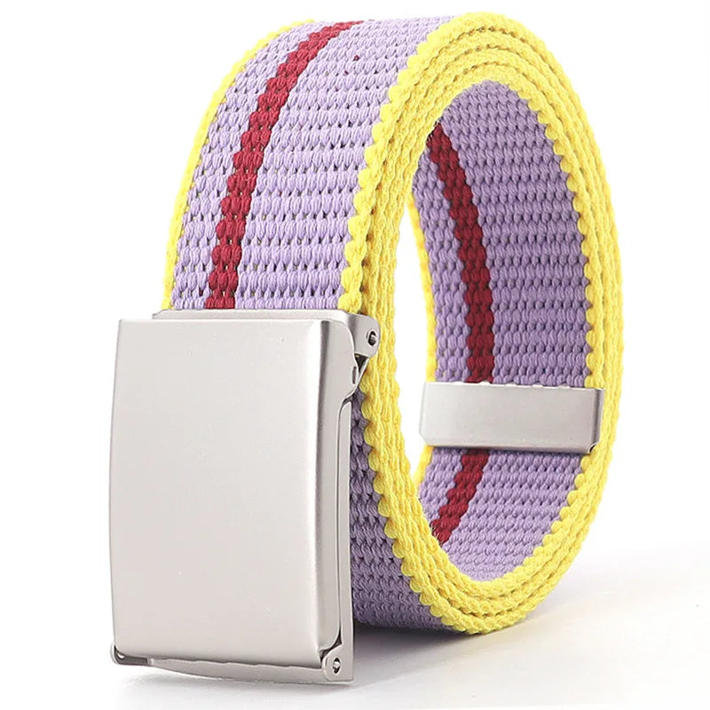 Vibrant Canvas Belt Collection