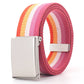 Vibrant Canvas Belt Collection