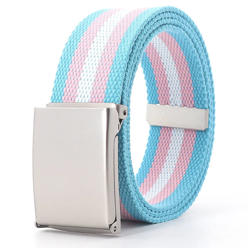 Vibrant Canvas Belt Collection