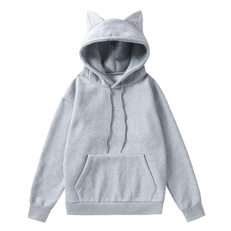 Oversized cat hoodie hotsell