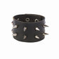 Black Leather Gothic Bracelet Collection