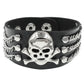 Black Leather Gothic Bracelet Collection