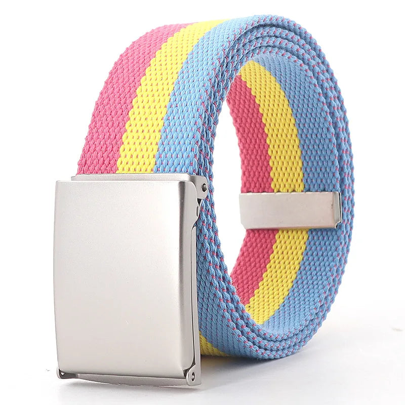 Vibrant Canvas Belt Collection