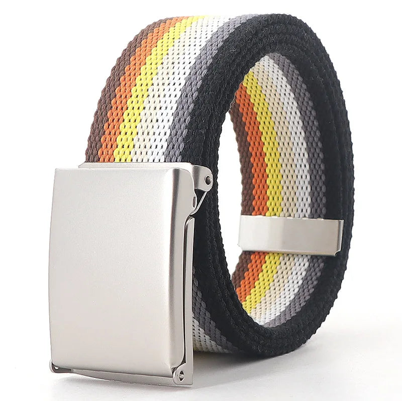 Vibrant Canvas Belt Collection