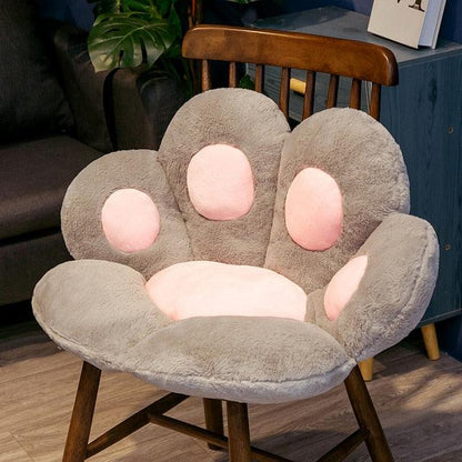 Cat Paw Pillow - 70cm x 60cm / Grey Pillow - Femboy Fatale