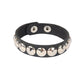 Black Leather Gothic Bracelet Collection