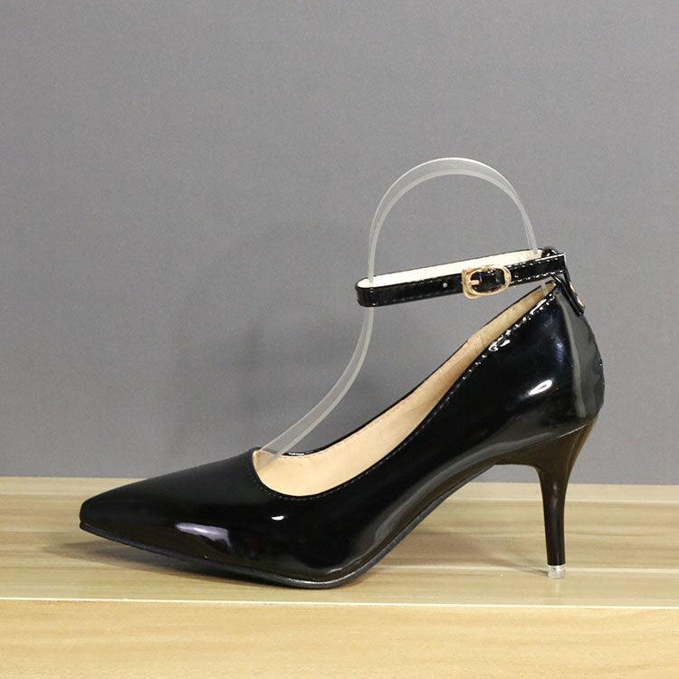 Closed Toe Stilettos 7cm Heels - Black / 3 - Femboy Fatale