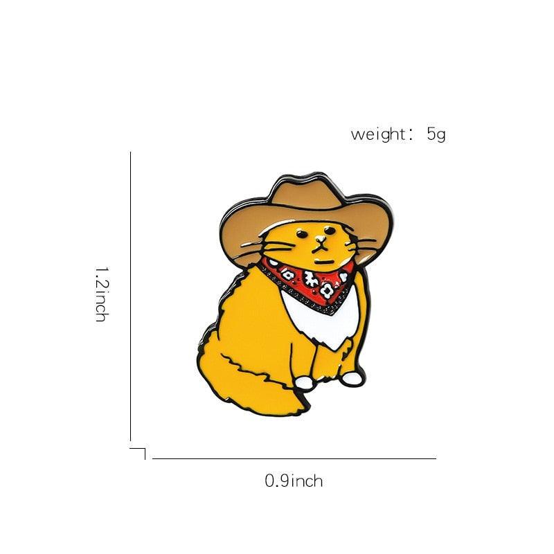 Cowboy Cat Pin