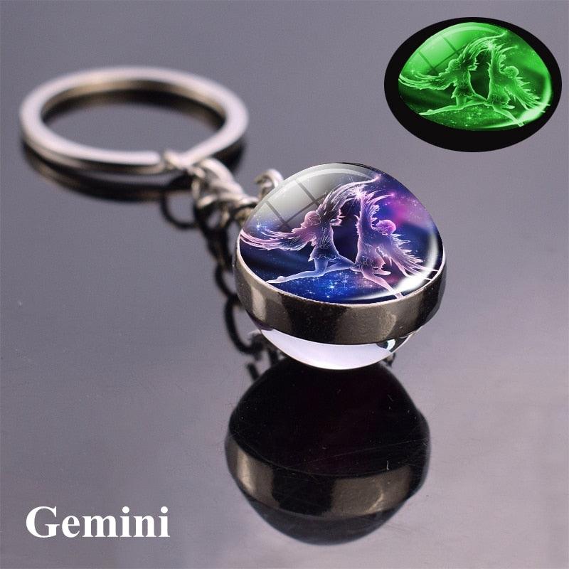 Zodiac Luminous Constellation Pendant Collection - Gemini Pendant - Femboy Fatale