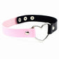 Heart Choker - Pink & Black Necklace - Femboy Fatale