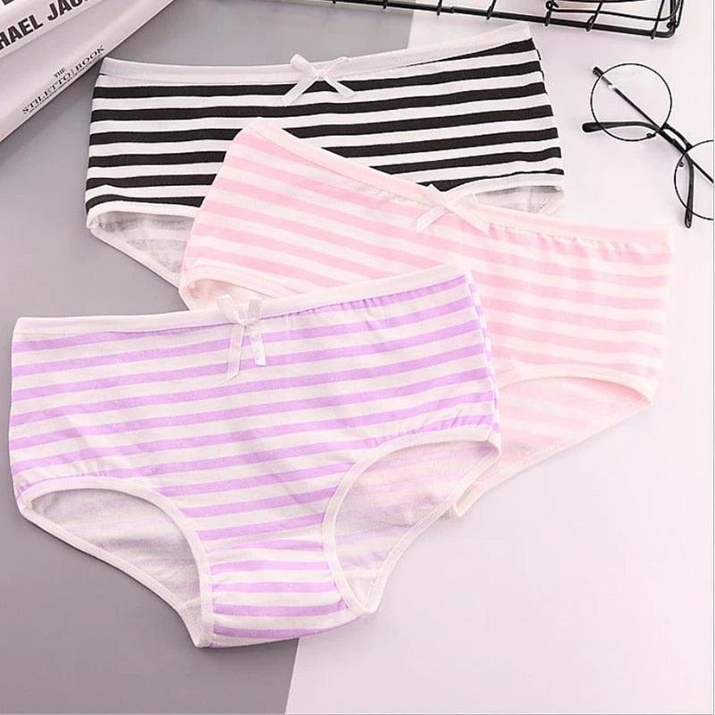 Shining ribbon girly panties underwear