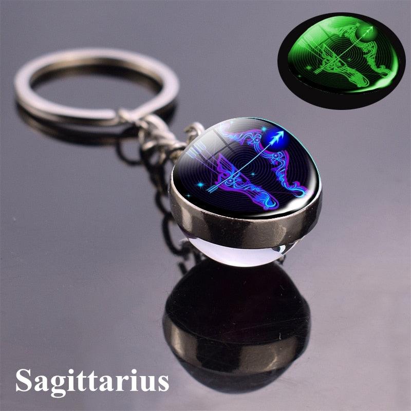 Zodiac Luminous Constellation Pendant Collection - Sagittarius Blue Pendant - Femboy Fatale