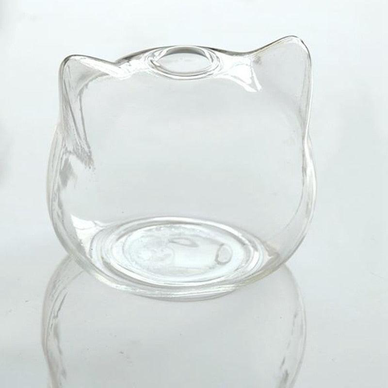 Cat Shaped Glass Vase / Terrarium - Vase - Femboy Fatale