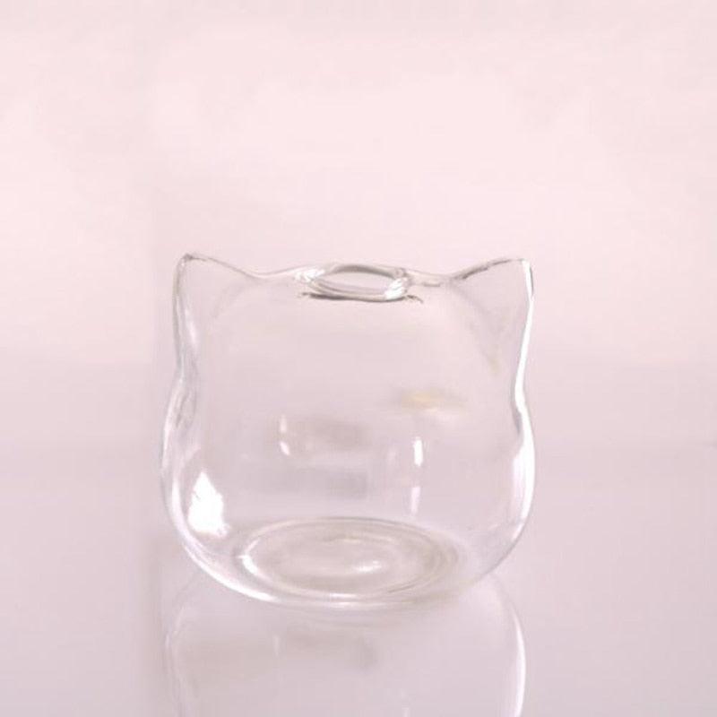 Cat Shaped Glass Vase / Terrarium - Vase - Femboy Fatale