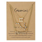 Zodiac 3 Piece Pendant Collection - Gemini - Gold Pendant - Femboy Fatale