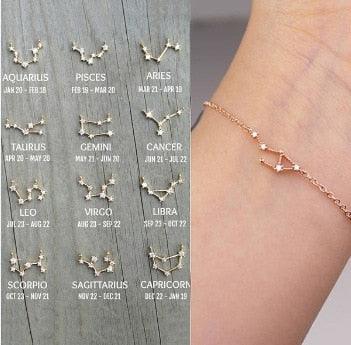 Zodiac Gold Constellation Bracelet - Bracelet - Femboy Fatale