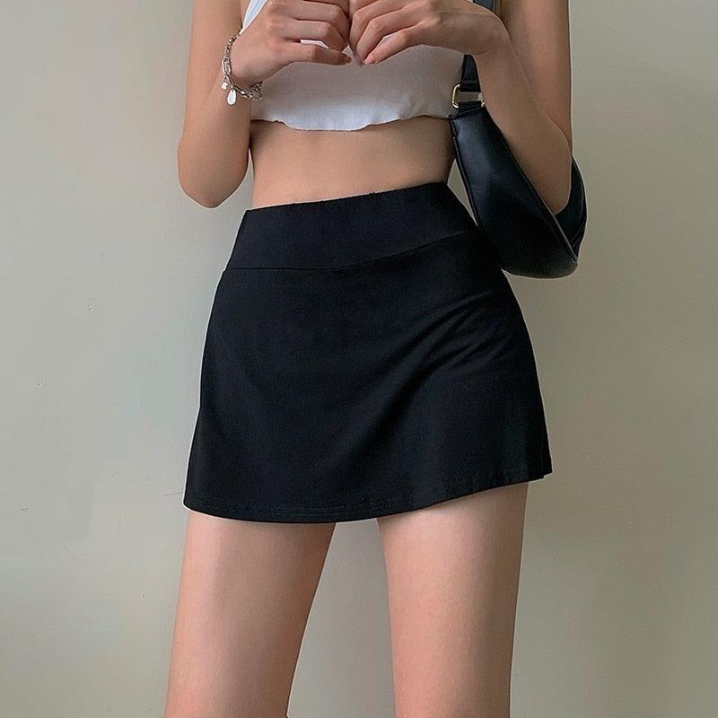 Tennis Skirt - Black / S Skirts - Femboy Fatale