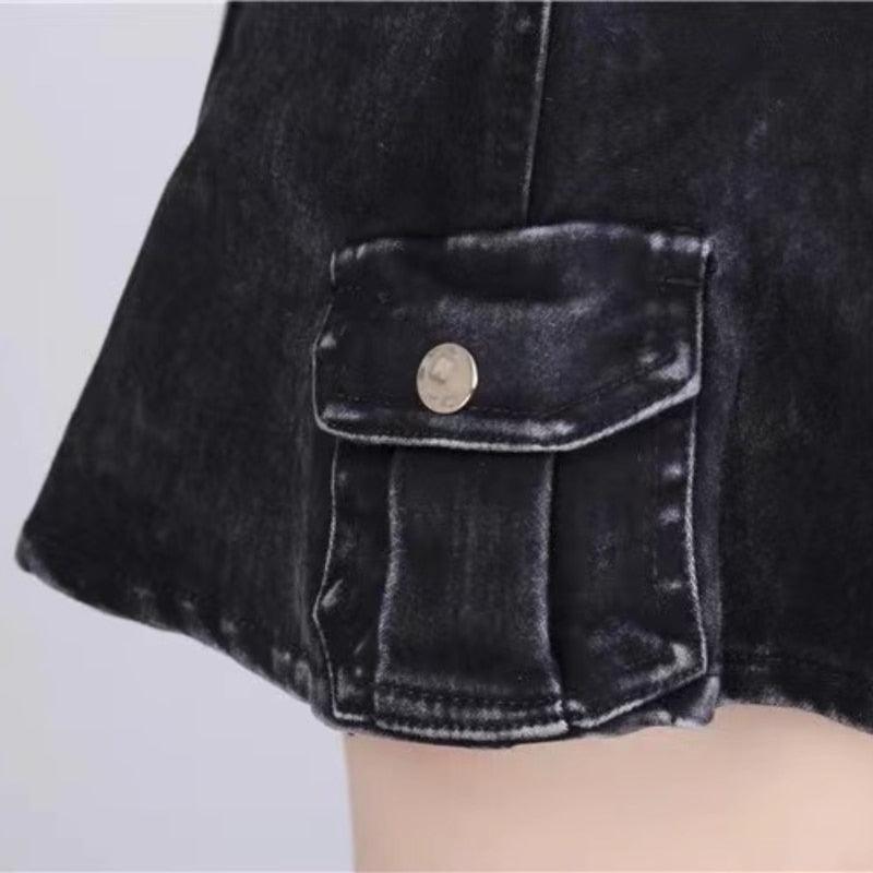 Goth Denim Skirt Collection - Skirt - Femboy Fatale