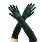 Evening Dress Gloves - Green - 53cm Gloves - Femboy Fatale