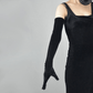 Evening Dress Gloves - Black - 65cm Gloves - Femboy Fatale